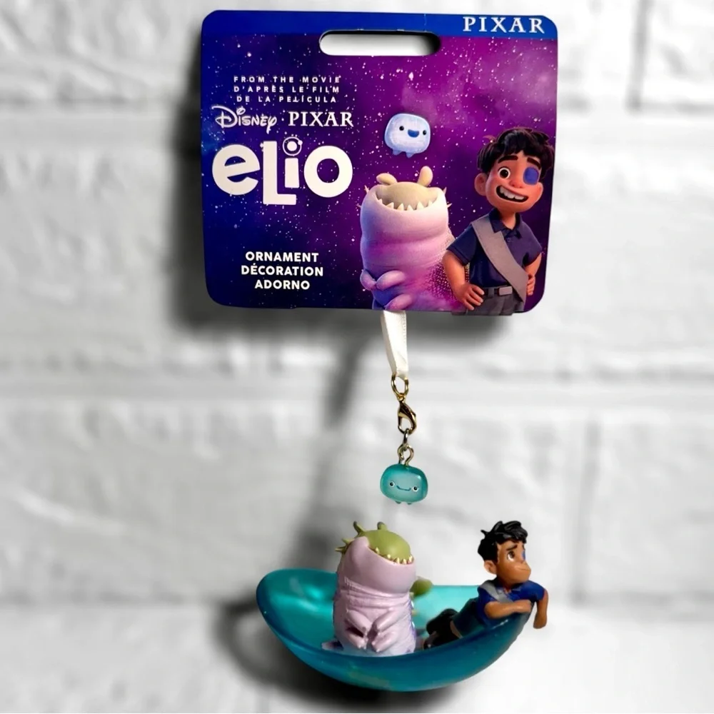 New Disney Pixar Elio Ornament - Blue and Purple